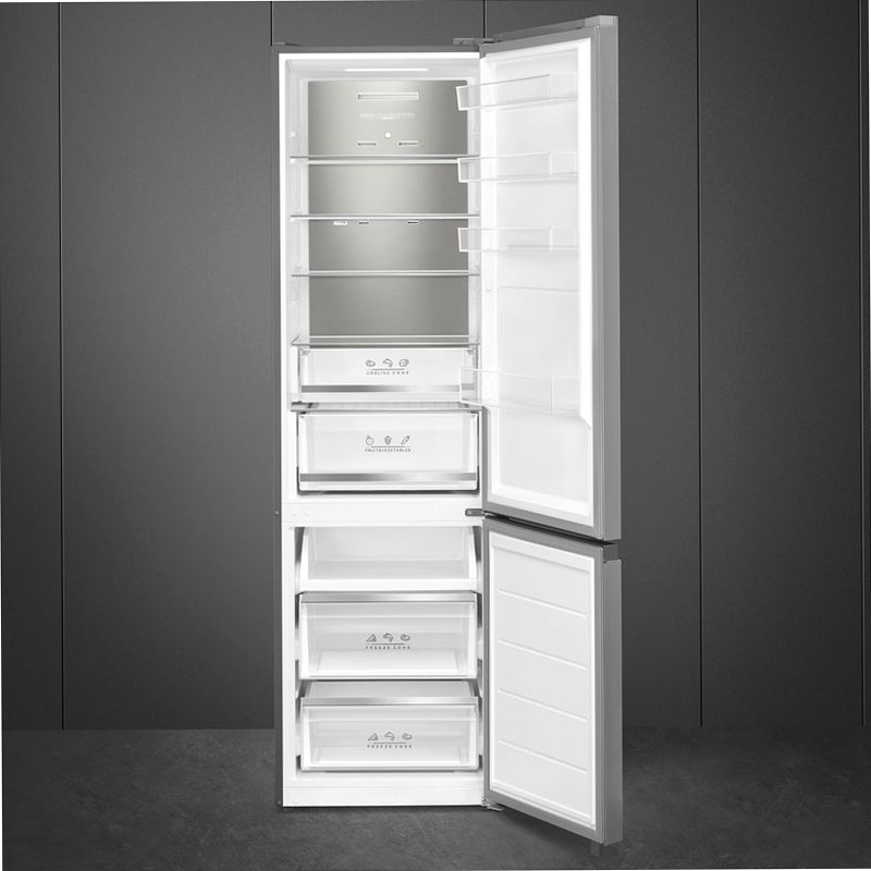Frigorifero Libera Installazione Combinato Inox C
