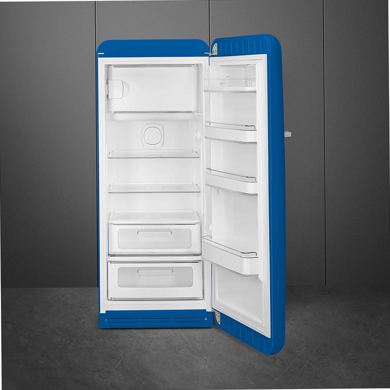 Frigorifero Blu Monoporta 50's Style Cromo D Libera