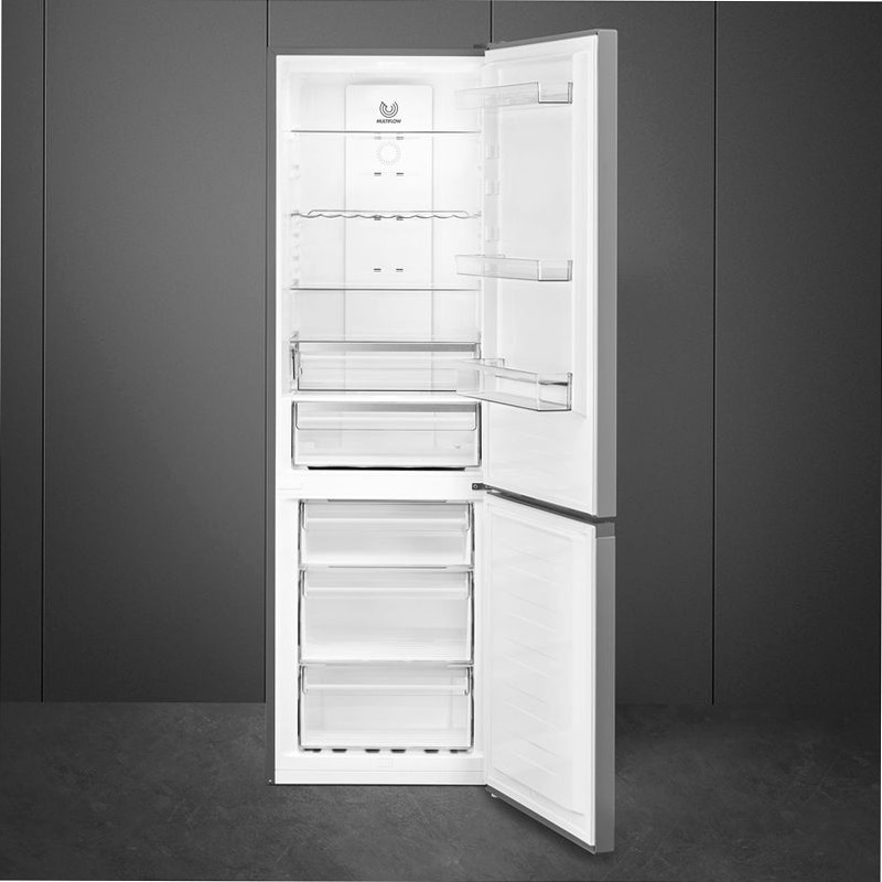 Frigorifero Libera Installazione Combinato RC18XDNE Smeg Inox A