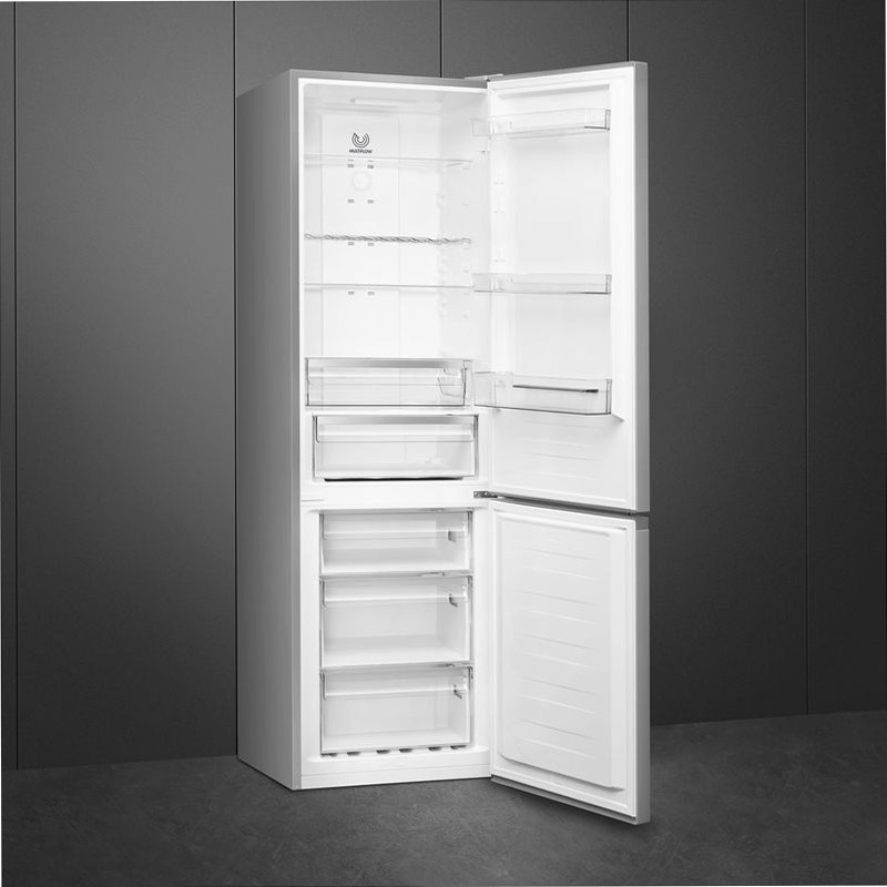 Frigorifero Libera Installazione Combinato RC18XDNE Smeg Inox A