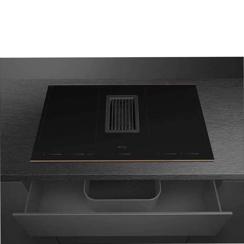 Piano a induzione con cappa integrata 80 cm