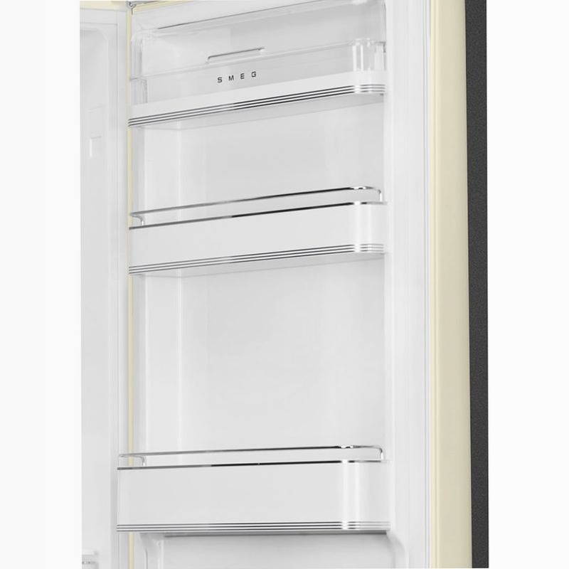 Frigorifero Panna Combinato 50's Style Avorio C Libera