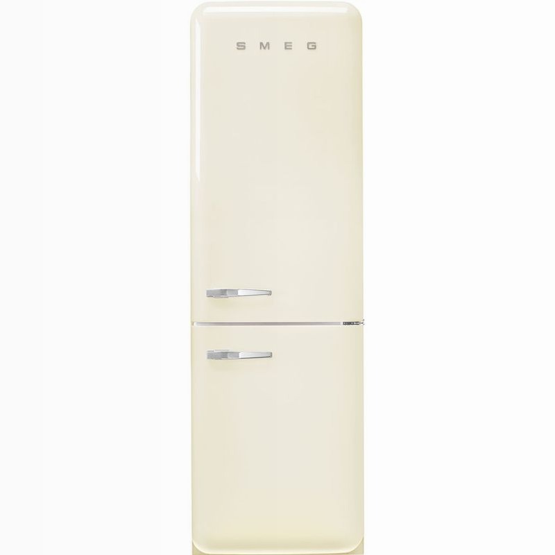Frigorifero Panna Combinato 50's Style Avorio C Libera