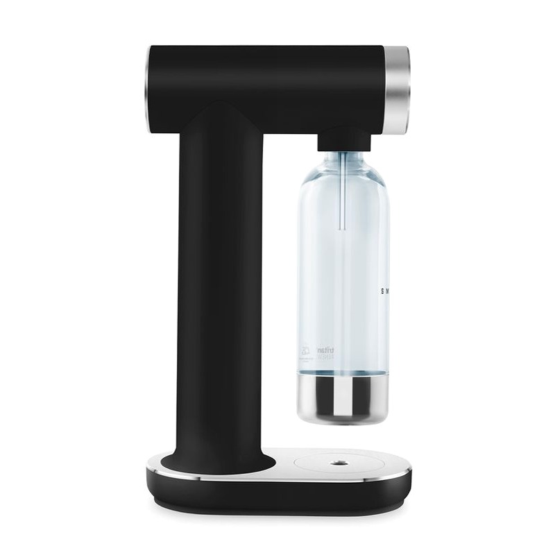 Gasatore d'acqua Nero Finitura Opaco Estetica Collezione