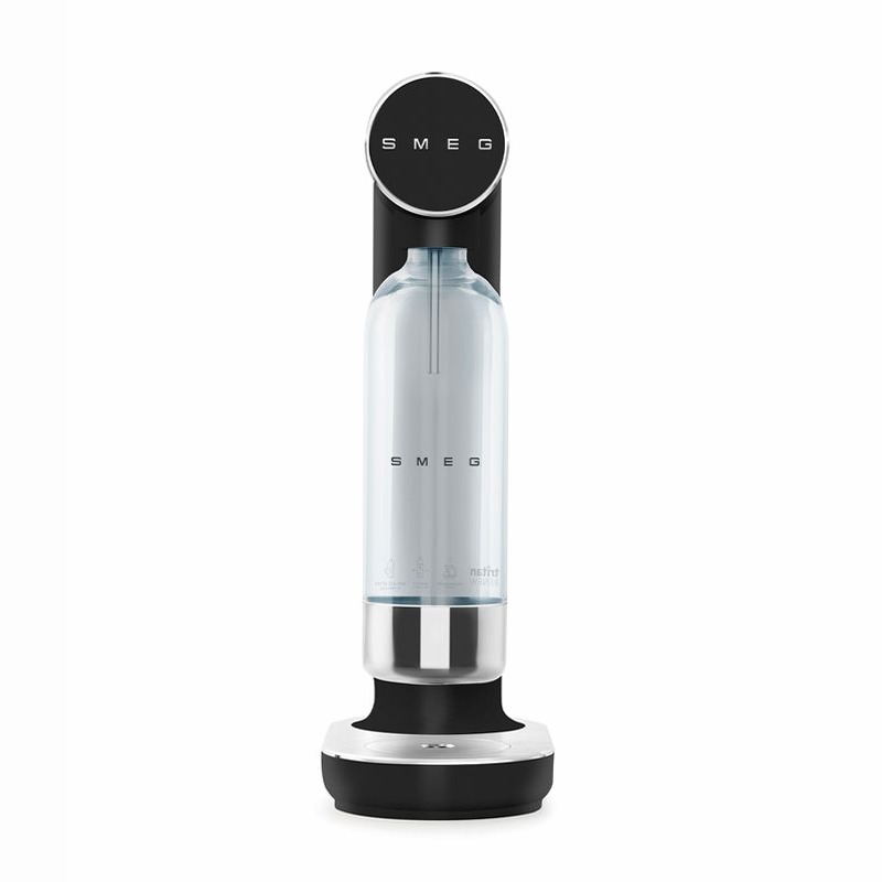 Gasatore d'acqua Nero Finitura Opaco Estetica Collezione