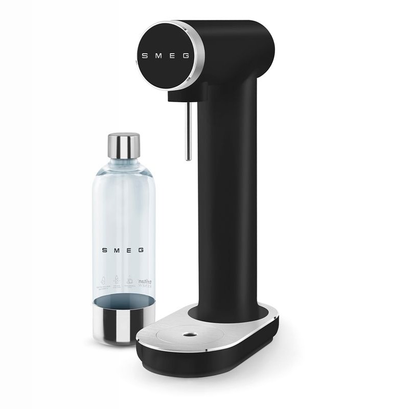 Gasatore d'acqua Nero Finitura Opaco Estetica Collezione