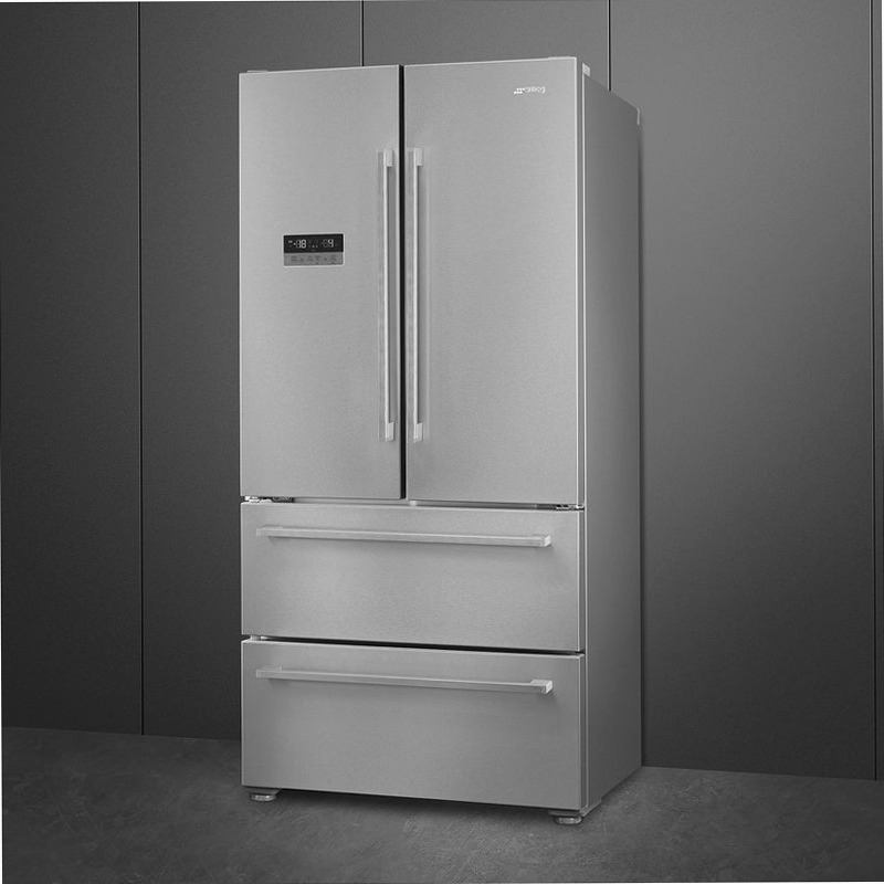 Frigorifero Libera Installazione 2 Porte e 2 Cassetti Acciaio