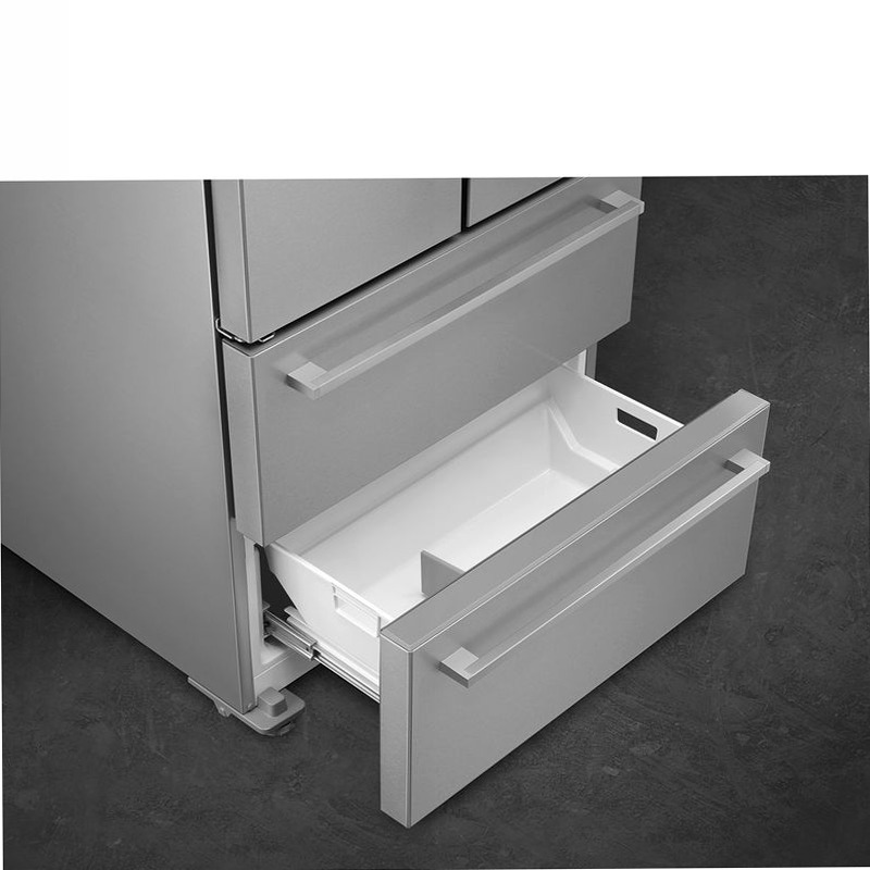 Frigorifero Libera Installazione 2 Porte e 2 Cassetti Acciaio