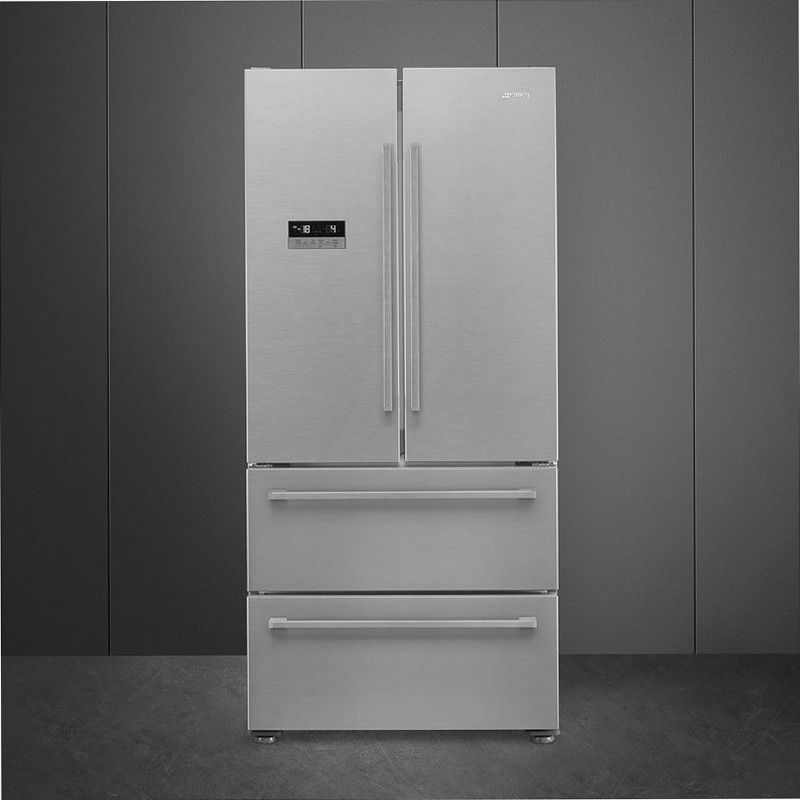 Frigorifero Libera Installazione 2 Porte e 2 Cassetti Acciaio