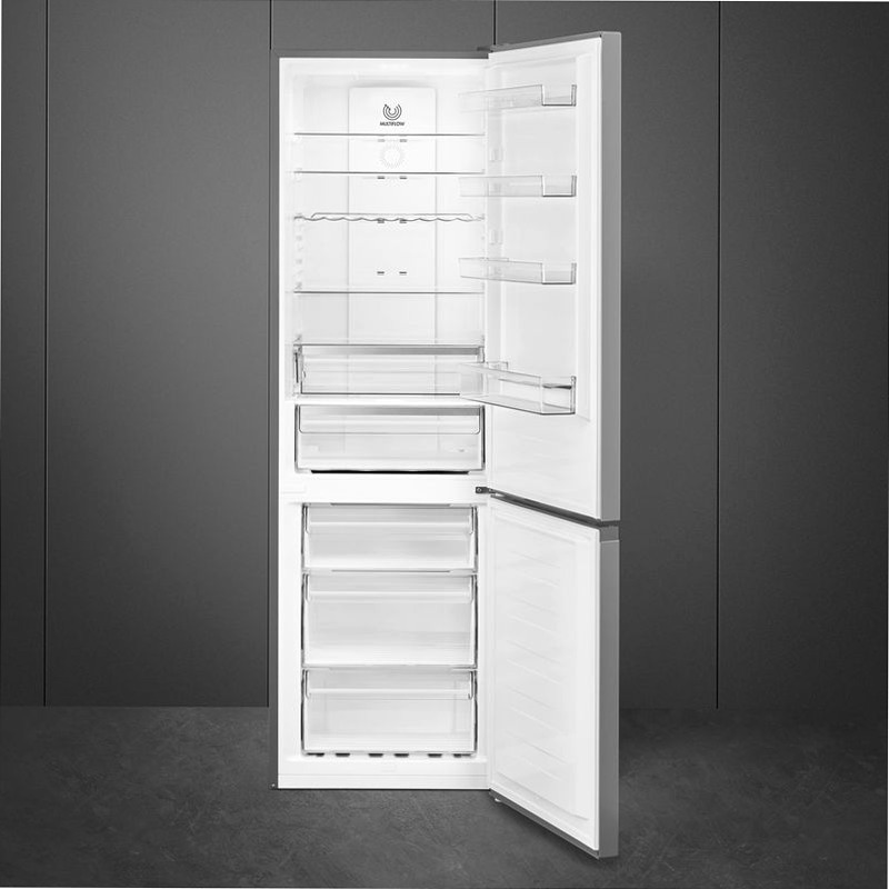 Frigorifero Libera Installazione Combinato RC20XDNE Smeg Inox A