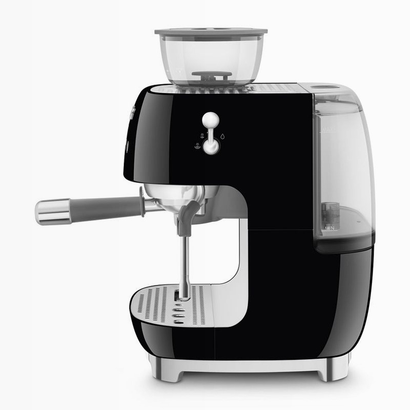 Macchina da Caffè Espresso Manuale Estetica 50's Style Nero 2.4lt 15bar
