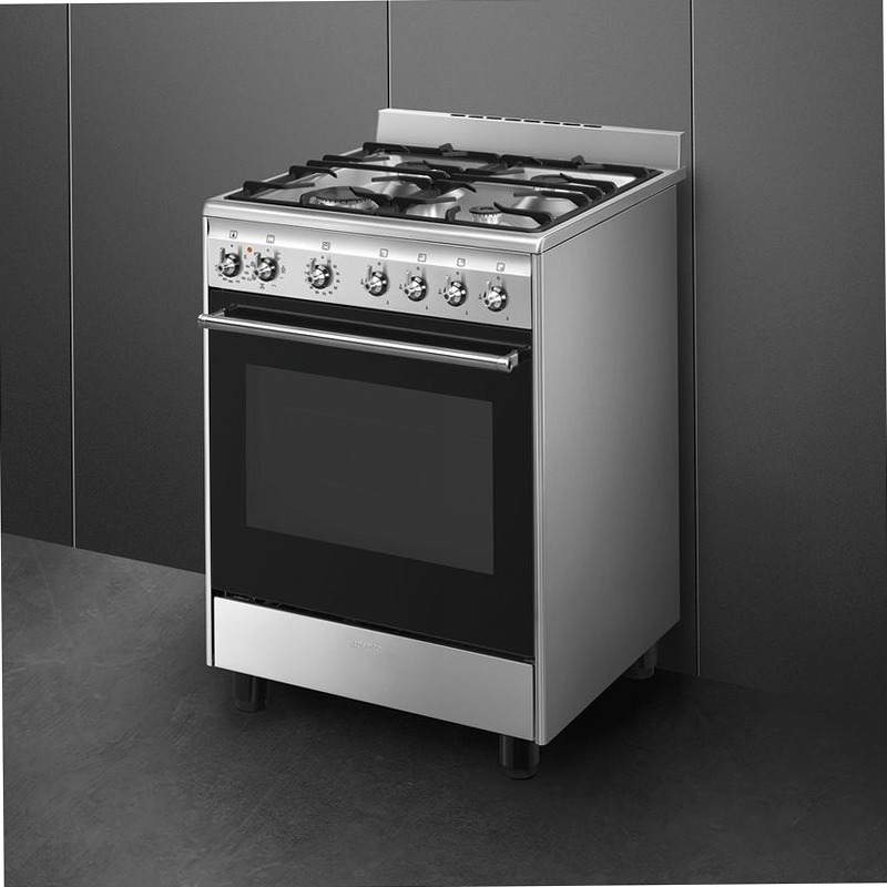Cucina Smeg Acciaio Inox - Cottura a Gas 60x60 cm
