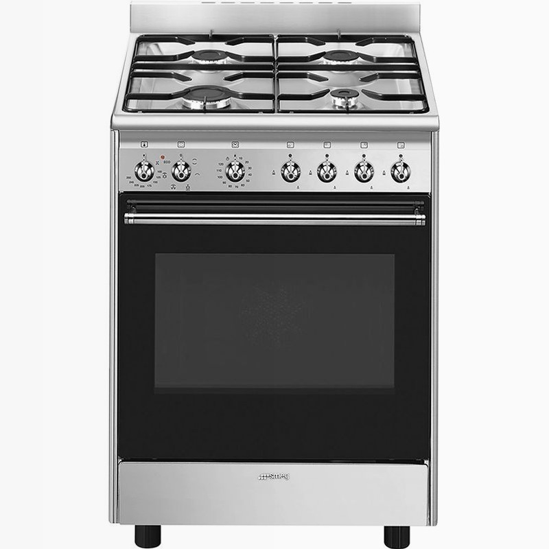 Cucina Smeg Acciaio Inox - Cottura a Gas 60x60 cm