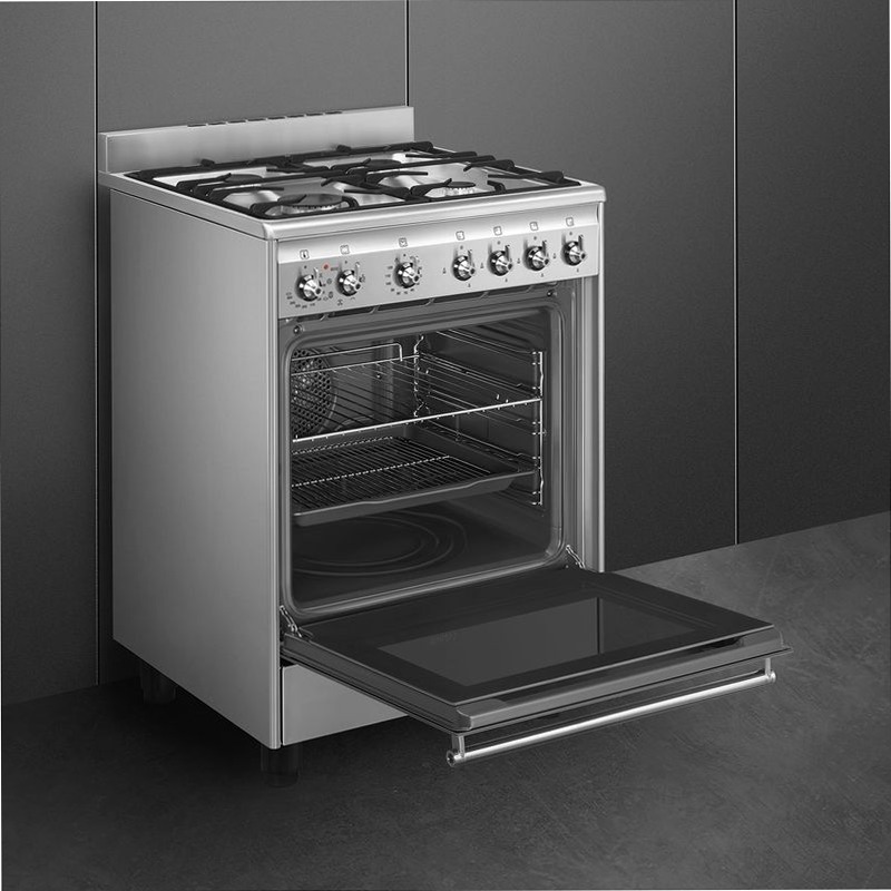 Cucina Smeg Acciaio Inox - Cottura a Gas 60x60 cm