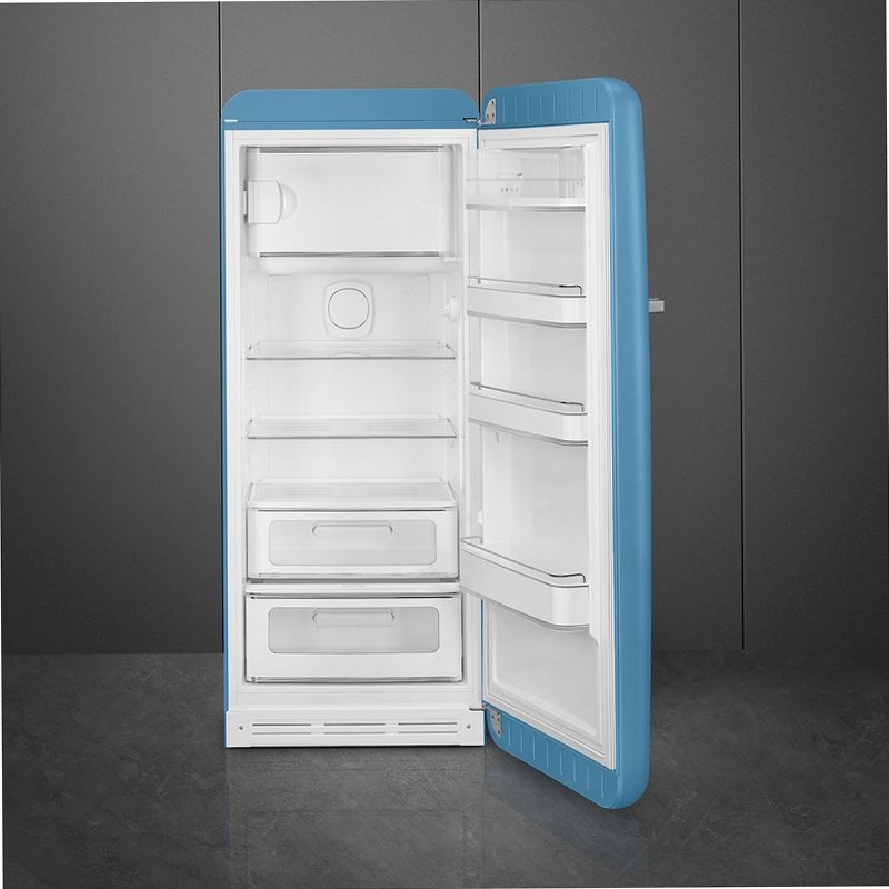 Frigorifero Azzurro Matt Monoporta Smeg Cromo D Libera