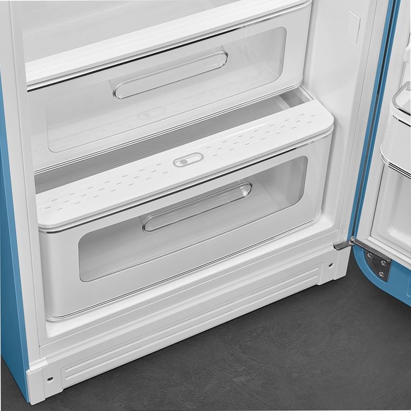 Frigorifero Azzurro Matt Monoporta Smeg Cromo D Libera