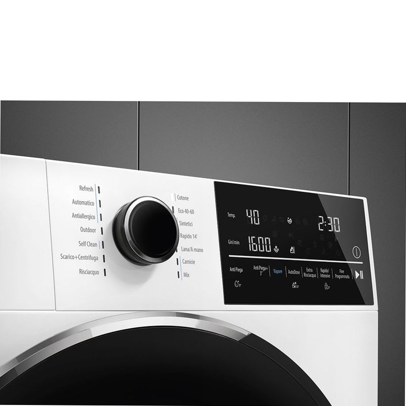 Lavatrice Libera Installazione 9 kg Smeg 600rpm 9kg Bianco