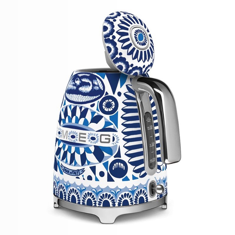 Bollitore elettrico Blu Mediterraneo Smeg & Dolce&Gabbana Acciaio