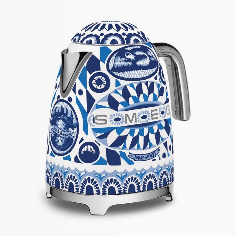 Bollitore elettrico Blu Mediterraneo Smeg & Dolce&Gabbana Acciaio