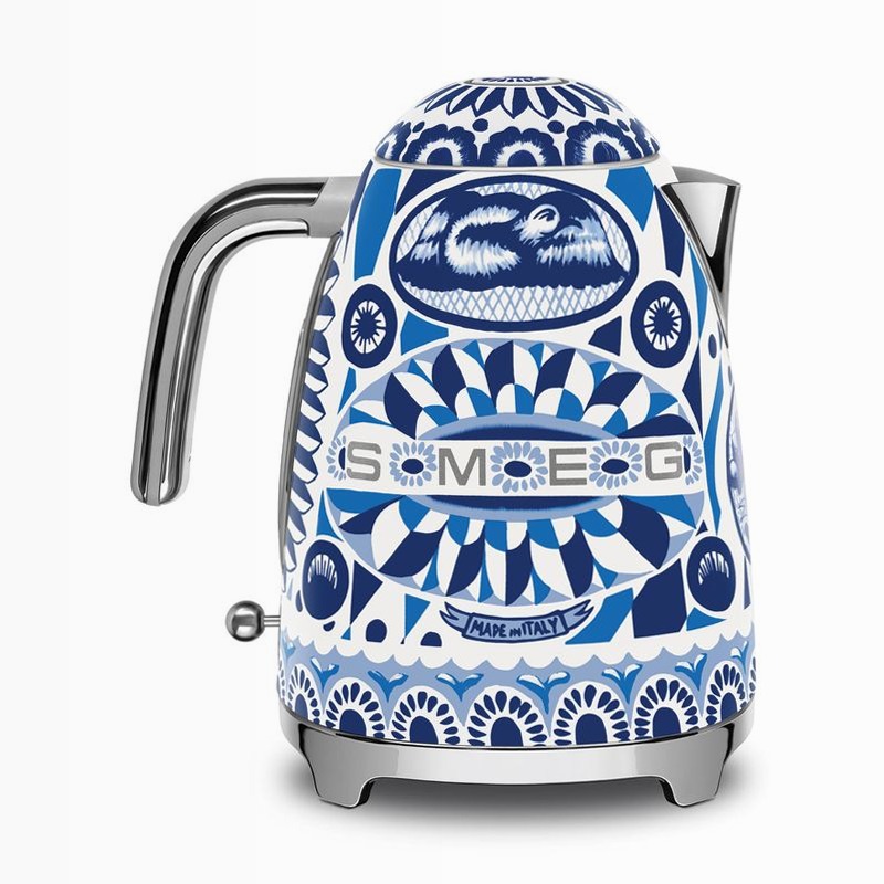 Bollitore elettrico Blu Mediterraneo Smeg & Dolce&Gabbana Acciaio