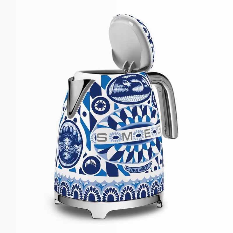 Bollitore elettrico Blu Mediterraneo Smeg & Dolce&Gabbana Acciaio