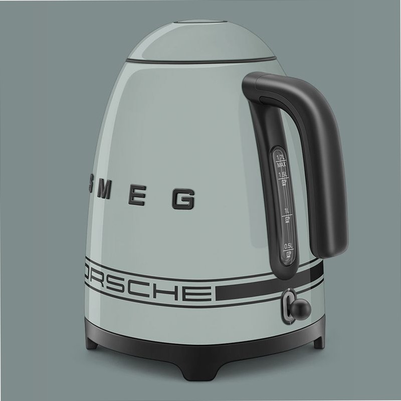 Bollitore KLF03 | Shade Green Porsche x SMEG Nero