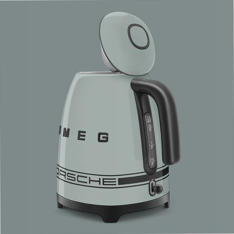 Bollitore KLF03 | Shade Green Porsche x SMEG Nero