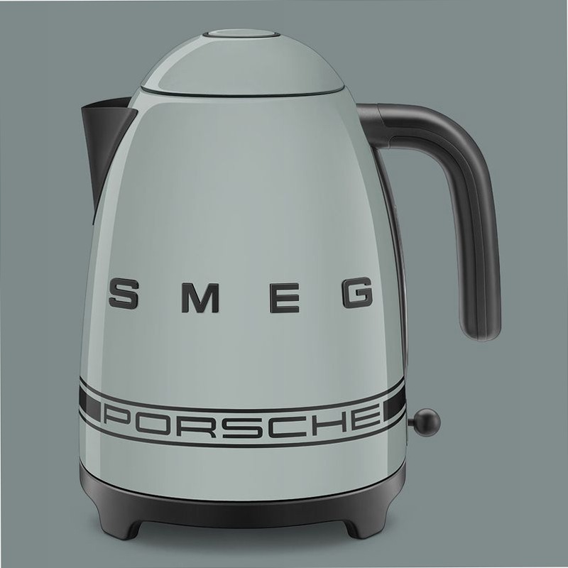 Bollitore KLF03 | Shade Green Porsche x SMEG Nero