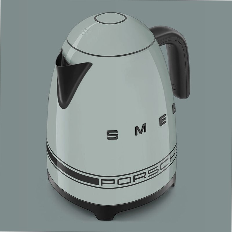 Bollitore KLF03 | Shade Green Porsche x SMEG Nero
