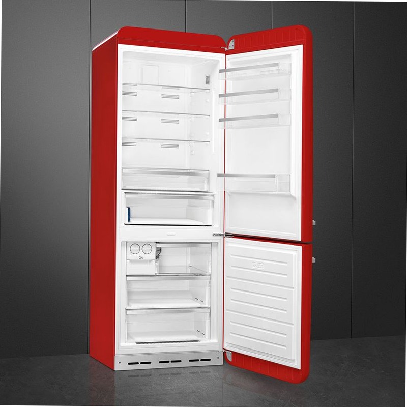 Frigorifero Rosso Combinato 50's Style