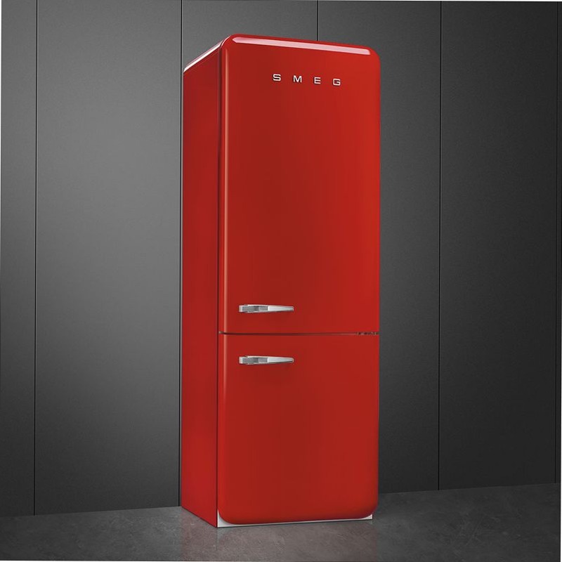 Frigorifero Rosso Combinato 50's Style