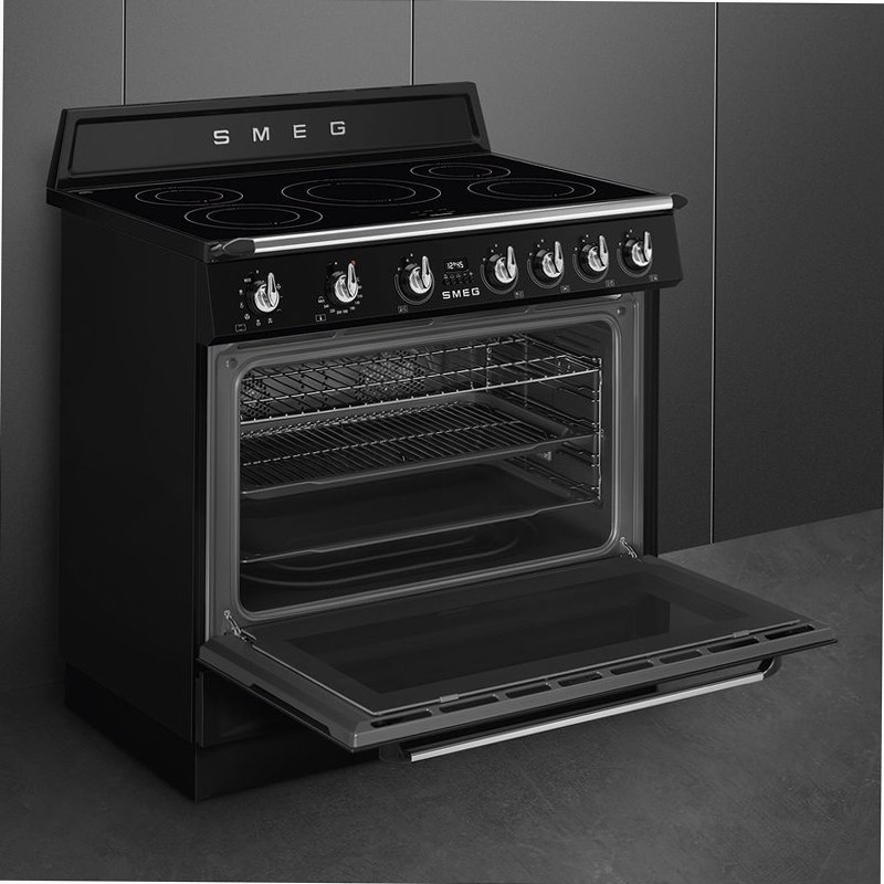 Cucina Victoria Induzione - Smeg Nero