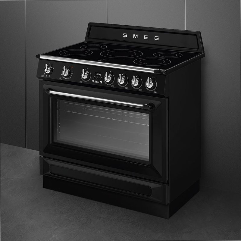 Cucina Victoria Induzione - Smeg Nero