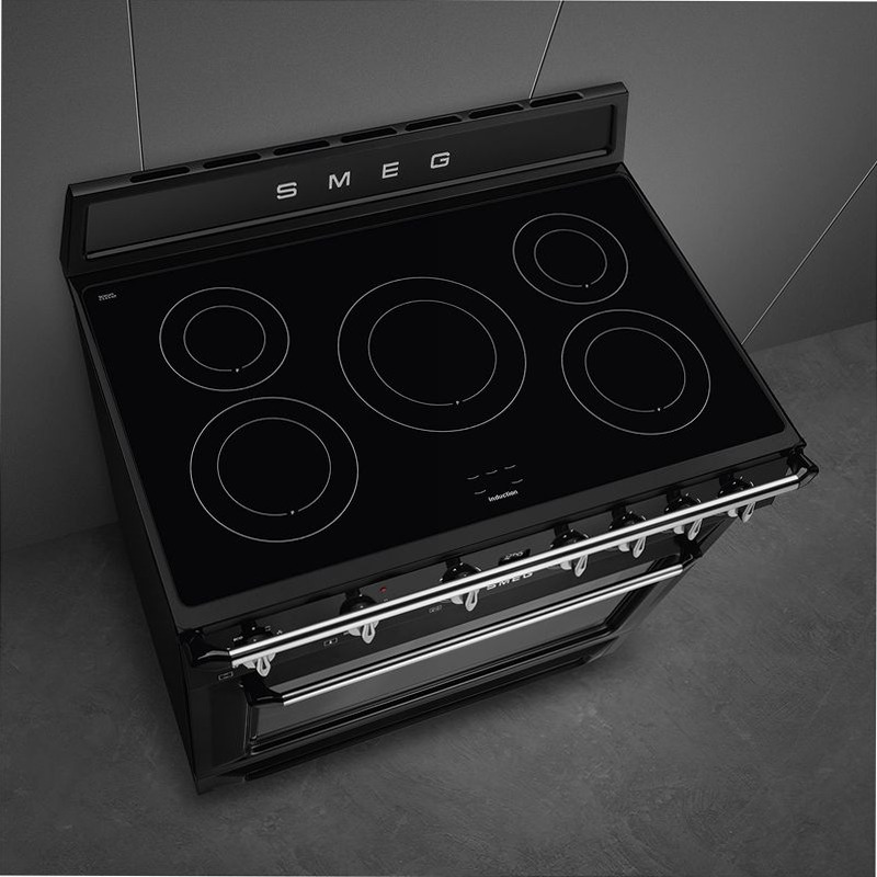 Cucina Victoria Induzione - Smeg Nero
