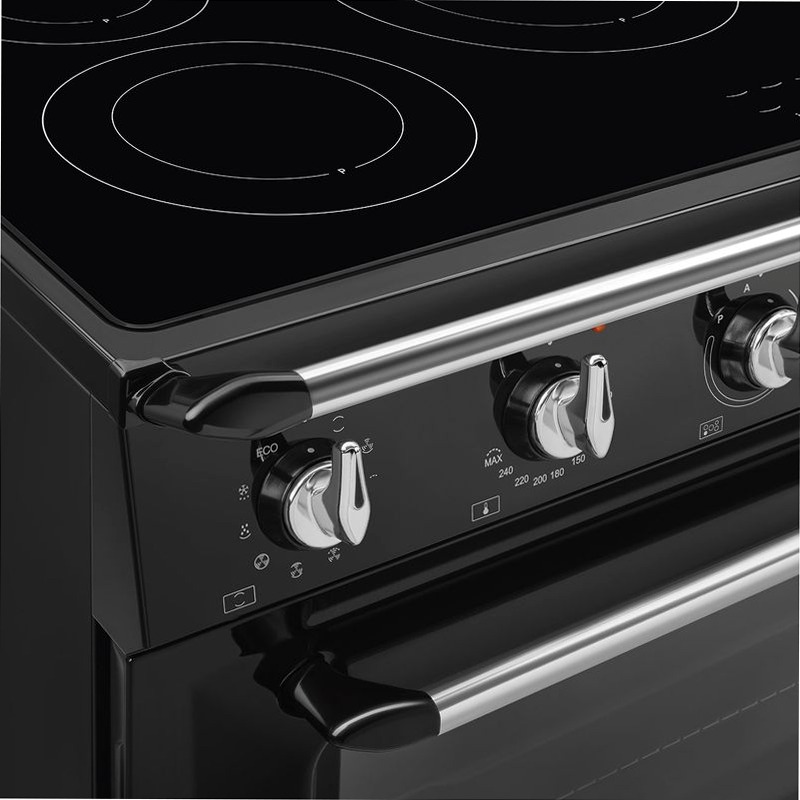 Cucina Victoria Induzione - Smeg Nero