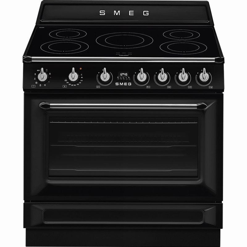 Cucina Victoria Induzione - Smeg Nero