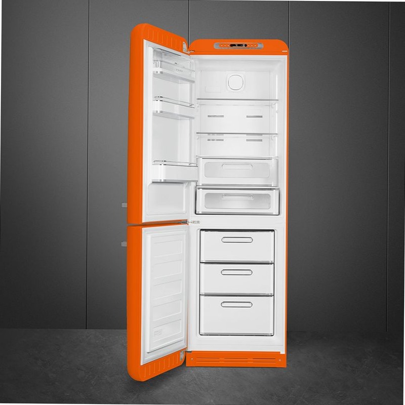 Frigorifero Arancione Combinato 50's Style D Libera