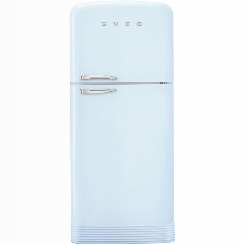 Frigorifero Azzurro Doppia-Porta, Stile 50's E Libera