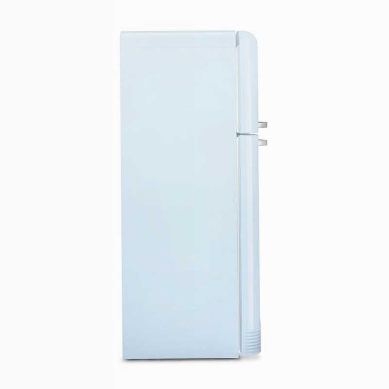 Frigorifero Azzurro Doppia-Porta, Stile 50's E Libera
