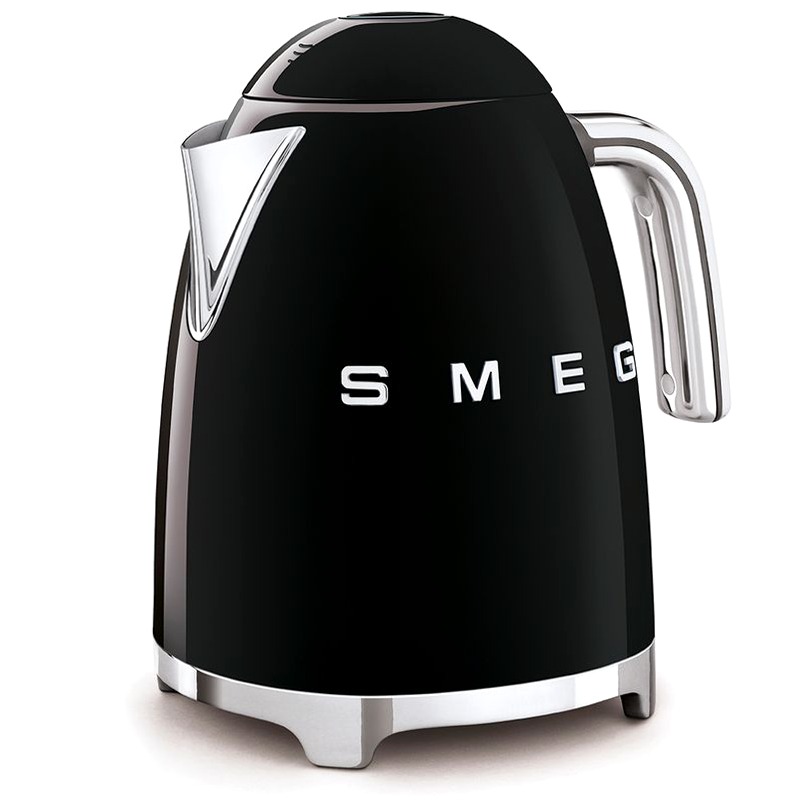 Bollitore elettrico Nero Estetica 50's Style Grigio