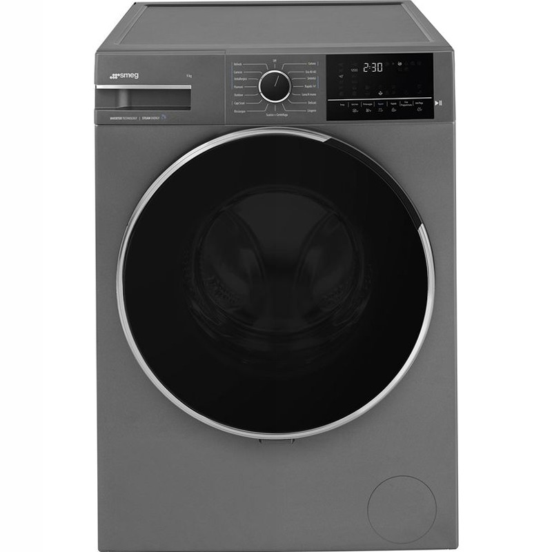 Lavatrice Libera Installazione 9 kg Smeg 600rpm 9kg Grigio