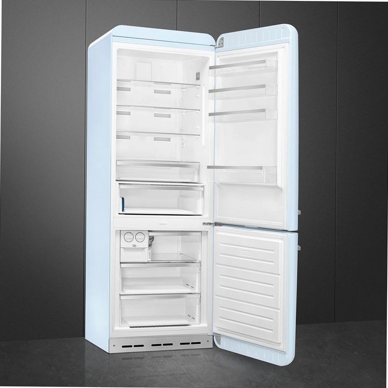 Frigorifero Azzurro Combinato, Stile 50's D Libera