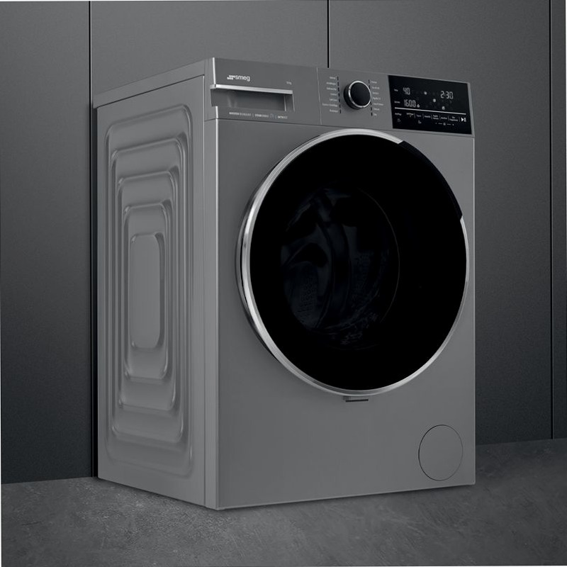 Lavatrice Libera Installazione 10 kg Smeg 1600rpm 10kg Grigio