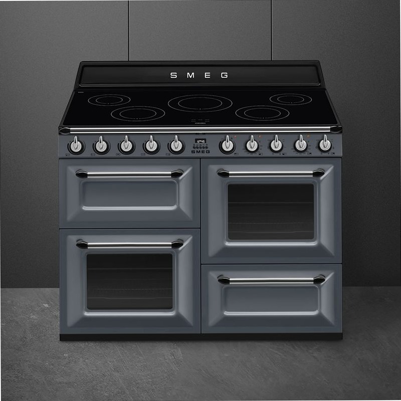 Cucina Victoria Induzione - Smeg Slate Grey