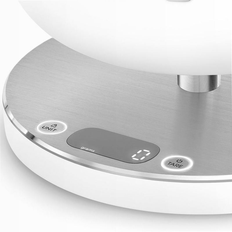 Bilancia da cucina Digitale Bianco, Opaco Estetica Collezione