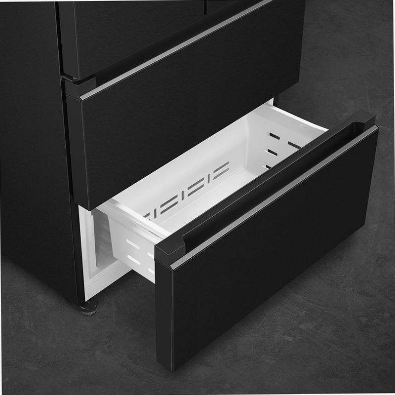 Frigorifero Libera Installazione 2 Porte e 2 Cassetti Nero D