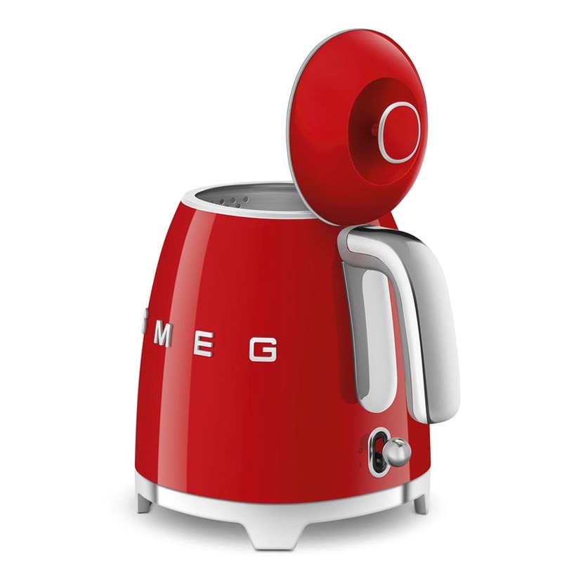 Bollitore elettrico Rosso Estetica 50's Style