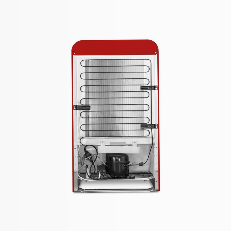 Frigorifero Rosso Monoporta, Stile 50's D Libera