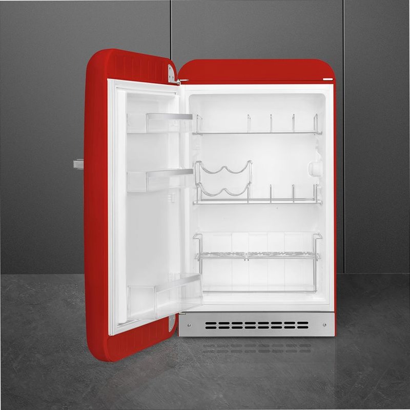 Frigorifero Rosso Monoporta, Stile 50's D Libera