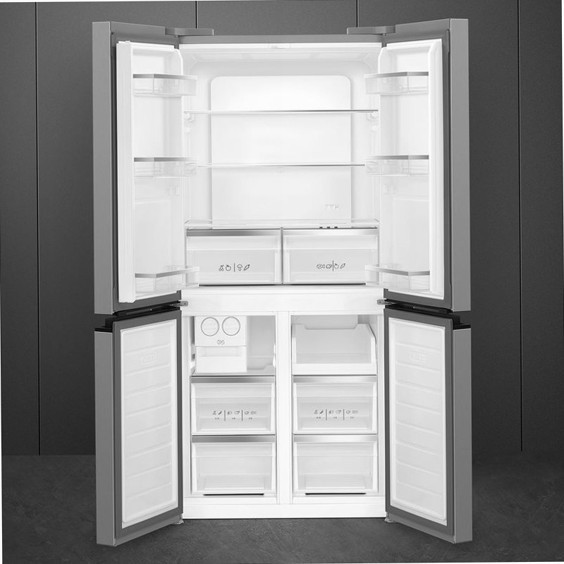 Frigorifero Libera Installazione 4 Porte Estetica Universale Nero E